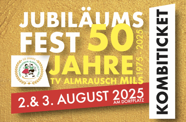 VVK Kombi Samstag & Sonntag 50 Jahre TV Almrausch Mils